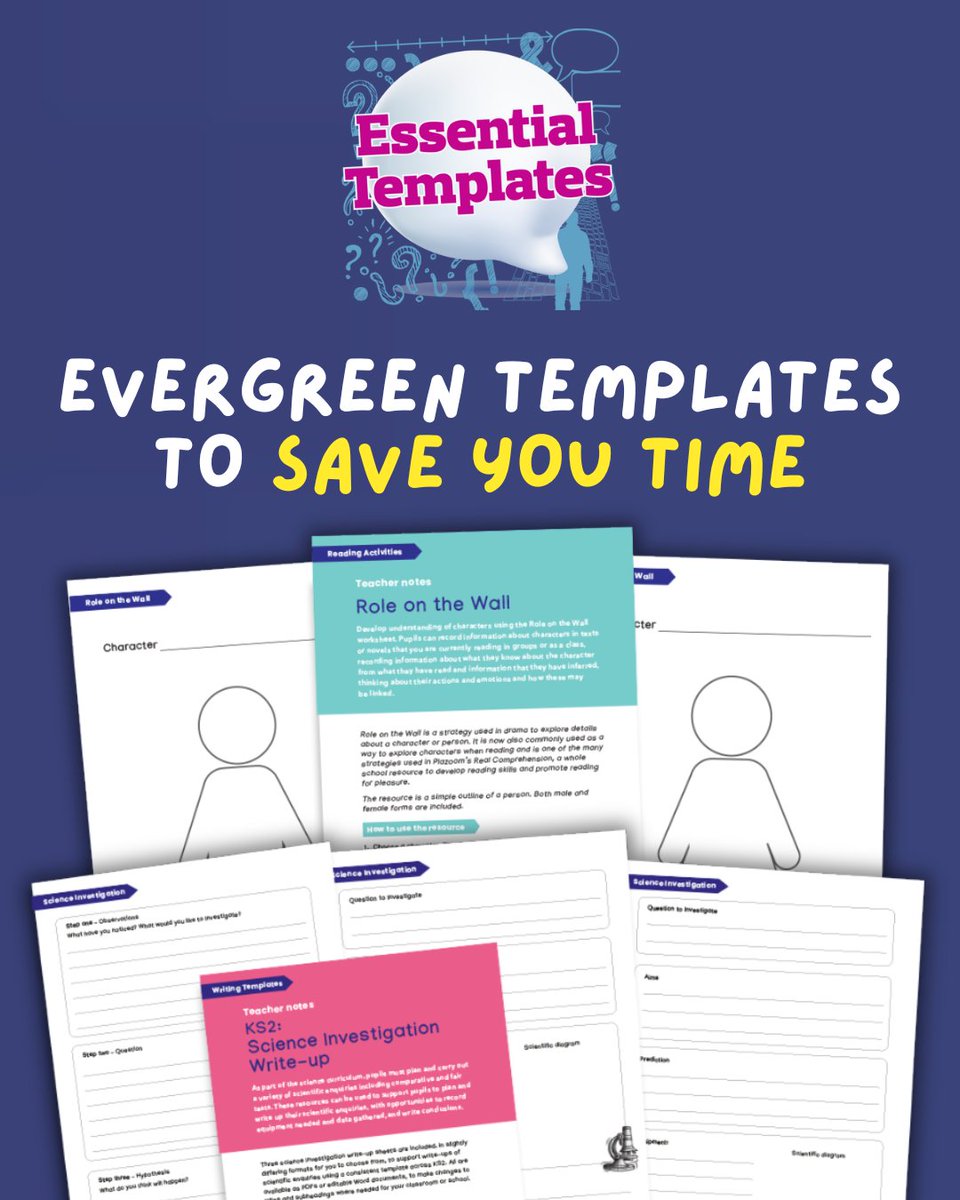 Plazoomshop's tweet image. Sometimes it’s the little things that can make the biggest difference. These basic (but evergreen) templates will save you precious hours – from research sheets and writing frames, to lesson and unit planners...

plazoom.com/collections/es…