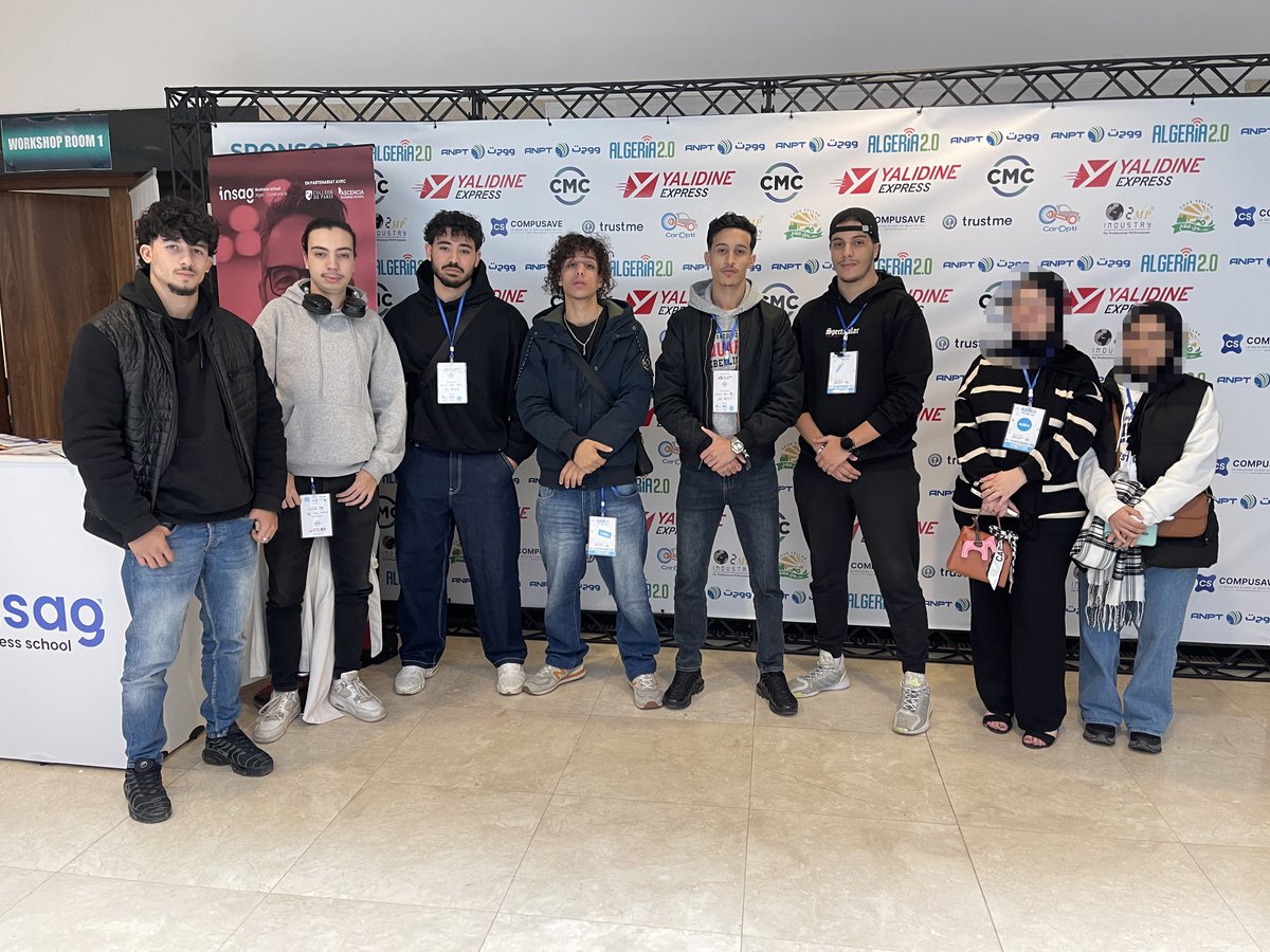INSIMBoumerdes's tweet photo. 🎉 INSIM et @HIMIBoumerdes à #Algeria2_0
Nos étudiants ont participé à la 12ᵉ édition d’Algeria 2.0 au pôle technologique de Sidi Abdellah, profitant de sessions et ateliers animés par des experts du numérique. Une belle opportunité pour renforcer leurs compétences digitales. https://t.co/So2InMmiWl