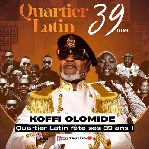 lgc_lachaine's tweet photo. QUARTIER LATIN FÊTE SES 39 ANS ! 🎂🎶✨
RDV ce soir dès 21H00 pour le debrief du concert du #QuartierLatin de la légende #KoffiOlomide aux Arènes de Grand Paris Sud ! 📺🚨
➡️ https://t.co/Tt1ZXGBGcC
#LaGrandeCauserie #LGCLePrime https://t.co/RQ2teR8hKH
