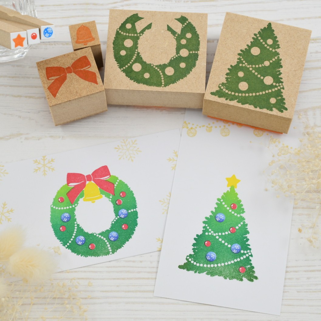 動画たくさんご覧いただきありがとうございます！クリスマスの多色押しスタンプたくさん作ってます🎄✨
動画は週1回ほどアップしてるのでぜひまた見てもらえたら嬉しいです🥰️