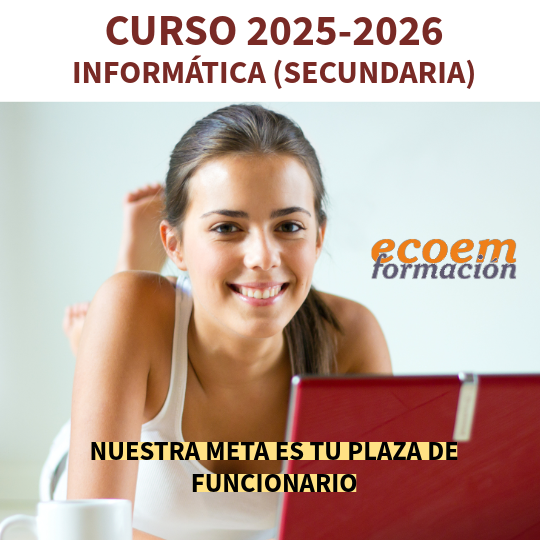 ecoem_sa's tweet image. Prepara las #oposiciones de #Informática de #EnseñanzaSecundaria, en la mejor #academia de #oposicionesdocentes de #Andalucía, líder en plazas conseguidas como #funcionariosdocentes. Solicita info en ecoem.es/contacto