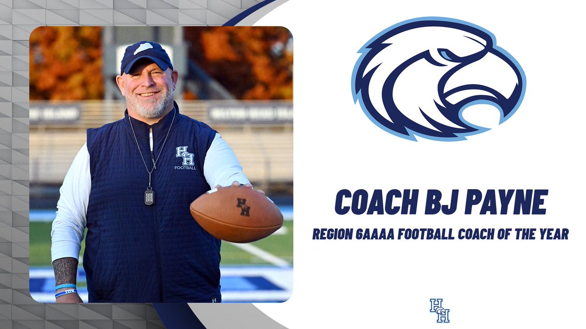 hhihsathletics's tweet image. Saving the best for last!!  Congratulations Coach BJ Payne on earning Region 6AAAA Football Coach of the Year!!  We are so proud and happy for you!  #seahawknation