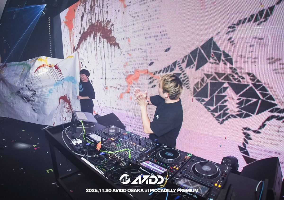 AVIDD_jp's tweet photo. Party Photo📸

Thank You For Coming!!

AVIDD OSAKA
2025年11月30日(Sun)
at PICCADILLY PREMIUM
@pcdlpremium 

Photo By Zen

#AVIDD #AVICII #ZEDD #OSAKA #EDM https://t.co/gO69YBOvLC