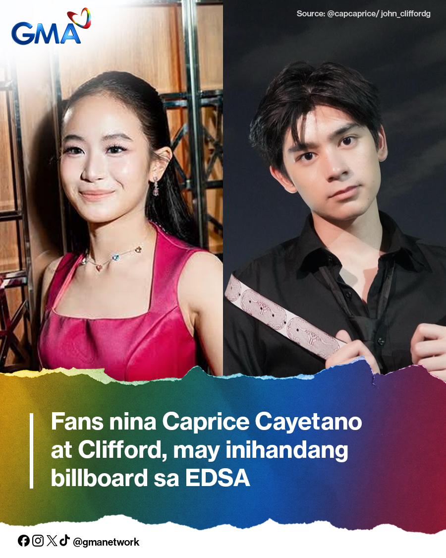gmanetwork's tweet photo. Nagpakita ng suporta ang fans sa pamamagitan ng isang billboard para sa #GMAPBBCollab housemates na sina #CapriceCayetano at #Clifford.
#KapusoShowbizNews https://t.co/cofQhpYYiI
