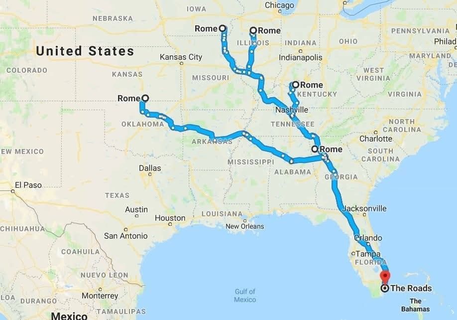 CSMFHT's tweet image. All Romes lead to roads