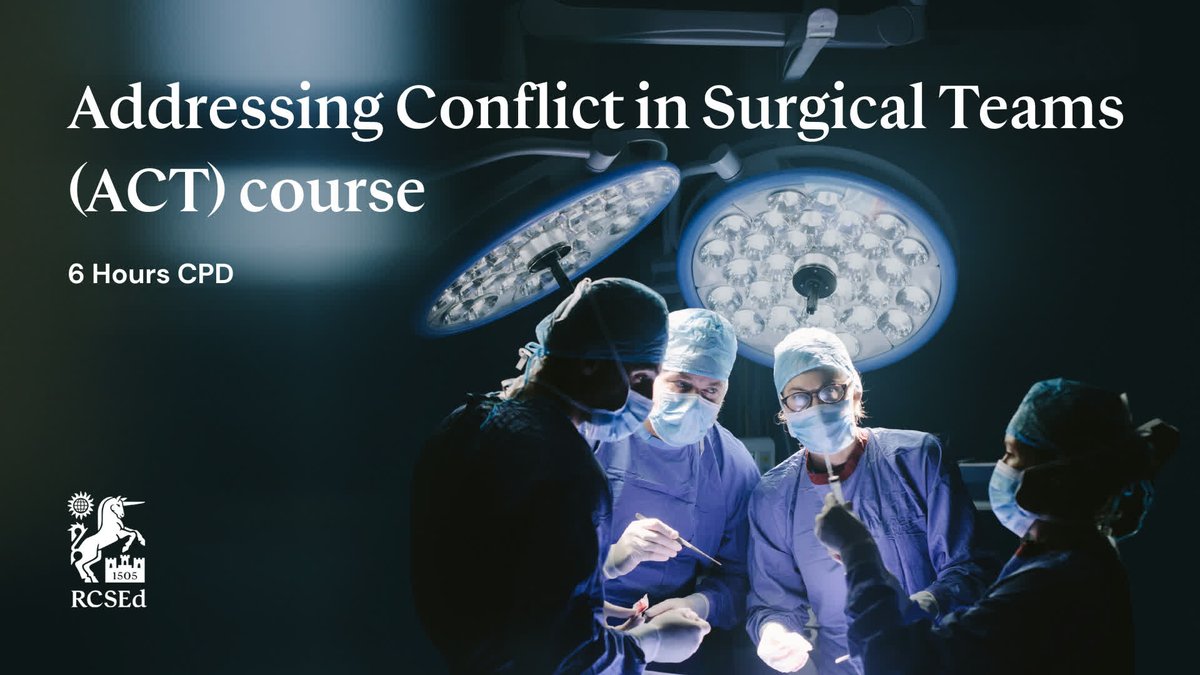 RCSEd's tweet image. Learn how to manage conflict, lead tough conversations and navigate challenging situations in surgery.

This bespoke course can be delivered at your workplace - discover more here ⬇️

bit.ly/4oHxjaf