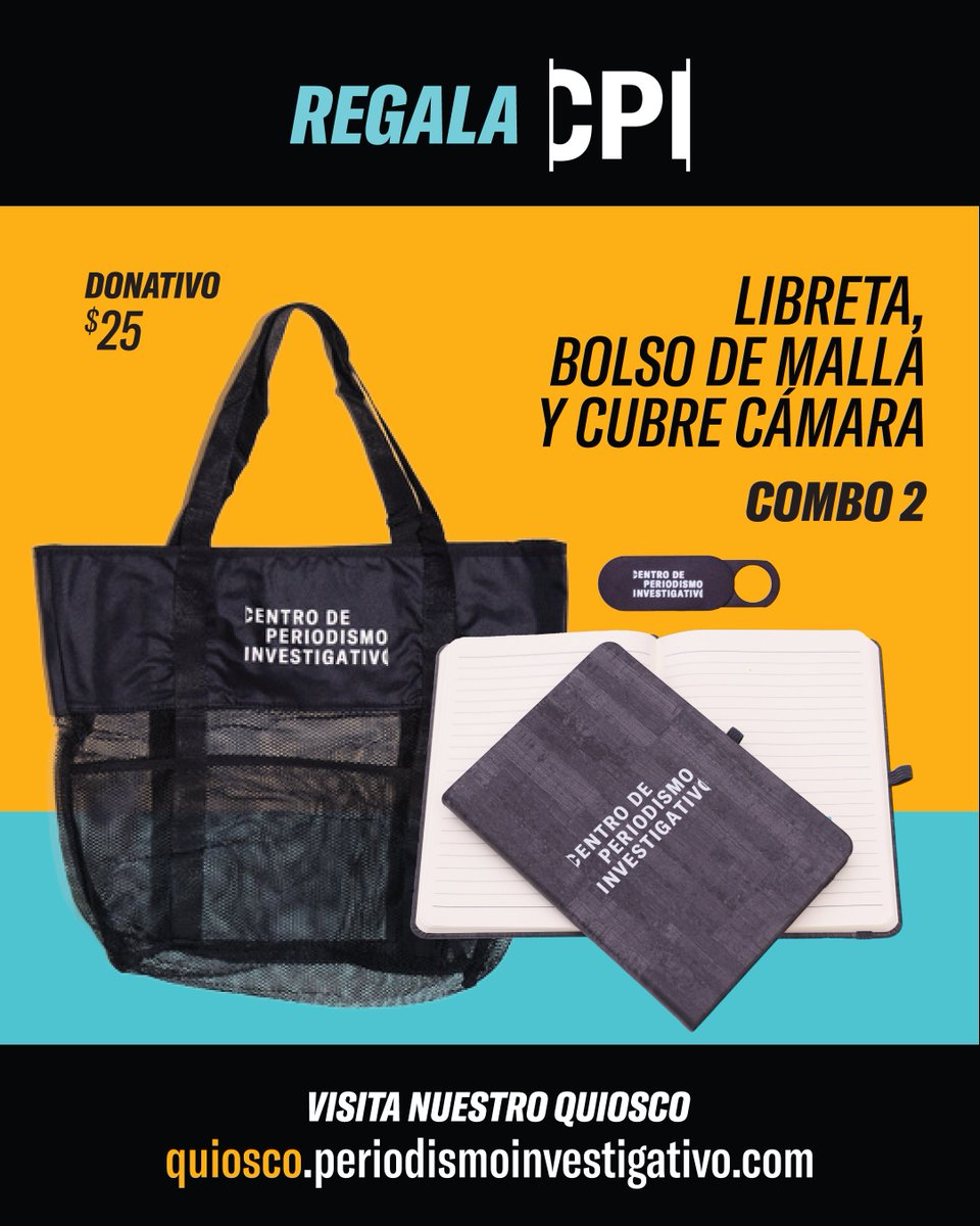 cpipr's tweet image. Visita nuestro quiosco y elige entre combos de artículos exclusivos del CPI. Regala mientras donas y aprovecha hoy, que tu donativo cuenta DOBLE. Cada aportación impulsa investigaciones, litigios y proyectos que defienden el acceso a la información en PR. ow.ly/kfCa50Xylny