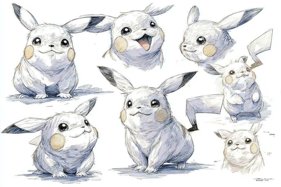 Manga character sheets