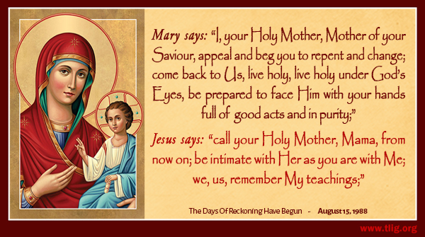 VassulaRyden's tweet photo. Mary is not only the Mother of Our Savior, she is OUR Mother, who loves us more than our earthly mother does! Turn to Mary when you need her, and she will help you. https://t.co/mxZgCyFHXF #MotherOfOurSavior #OurMother #MotherMary #HolyMother https://t.co/fVuDV1gz0a