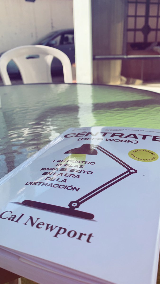 Trabajo de alta calidad = (tiempo invertid) x (Intensidad de concentración) by Carl Newport