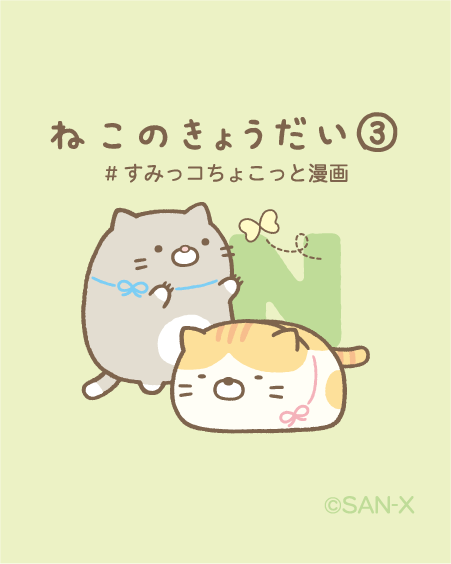 ねこのきょうだい③ #すみっコちょこっと漫画