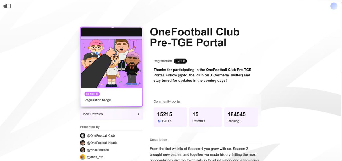 CryptoLakhan's tweet image. 🚨 $OFC Airdrop Big Update 👇 

The OFC Pre-TGE Portal has officially ended — and the excitement is just getting started! 🔥

With the TGE coming very soon, make sure you’re ready for what&apos;s next. Big things are on the way. 🟢⚽️

Follow For More Updates @CryptoLakhan

#OFC…