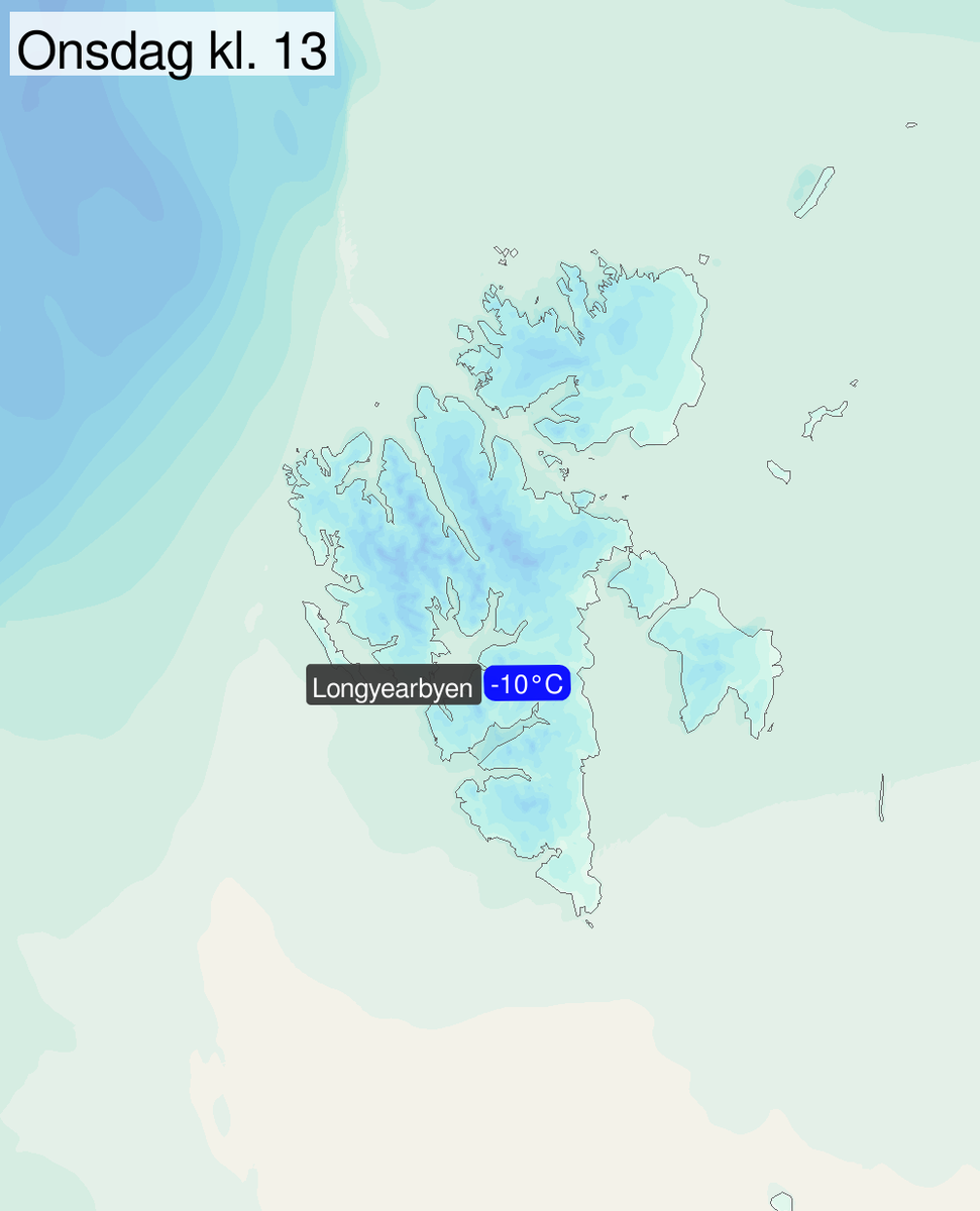 MetAPI25's tweet image. Longyearbyen har ikke hatt plussgrader siden 8. november🧊

Også starten av desember ser ut til å holde seg på minussiden🌡️

I løpet av uka vil det komme litt påfyll av snø, men det blir også gode sjanser for å se stjernehimmelen - og kanskje nordlys🌌