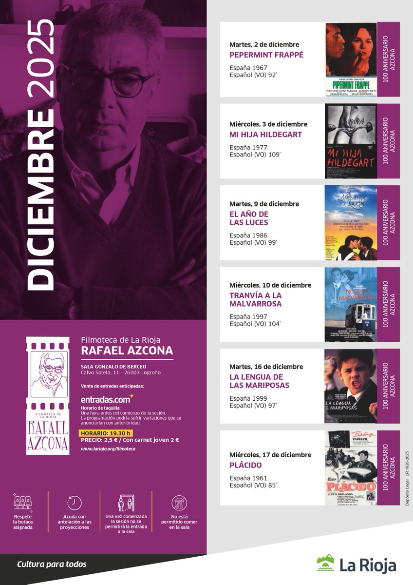 Somos los primeros en comenzar con las celebraciones del CENTENARIO AZCONA. Nos adelantamos para comenzar a disfrutar del UNIVERSO AZCONA de la mano de <a href="/Avaloncine/">Avalon</a>
Os esperamos…