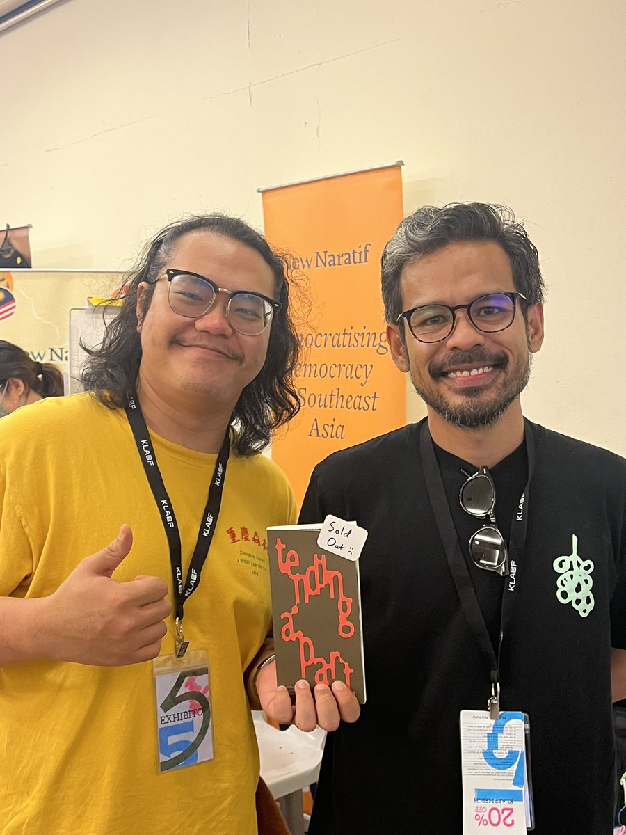 The biggest thing to happen to me at KLABF was probably meeting <a href="/bayangan2u/">Bayangan</a> while trying to sell a ‘zine’ that HAS him as a central part of it. It was honestly surreal that he got to read the story I wrote about how much his music’s shaped my life.

Thank you for layan-ing me ;-;