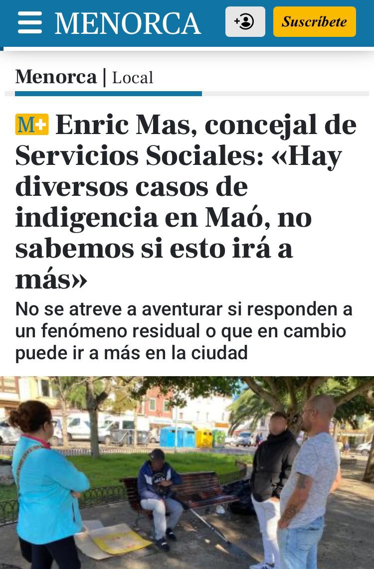 🥀Unas declaraciones lamentables por parte del concejal de Servicios Sociales. Una muestra más de la degradación que genera el PSOE en nuestro municipio. 

🥴¿Cómo que “no sabemos si irá a más”? No se puede tener menos tacto, es su responsabilidad gestionar la indigencia!