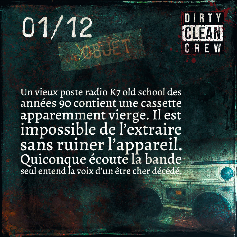 LazarBaruk's tweet photo. A l'approche des fêtes, @LinouMajorZero et @LazarBaruk égrènent chaque jour leurs trouvailles les plus inquiétantes : lieux, personnages, objets... Jusqu'au 31, c'est le DCCember : créez votre cocktail pour une aventure horrifique.
#dccember https://t.co/gQRuNw0kGp