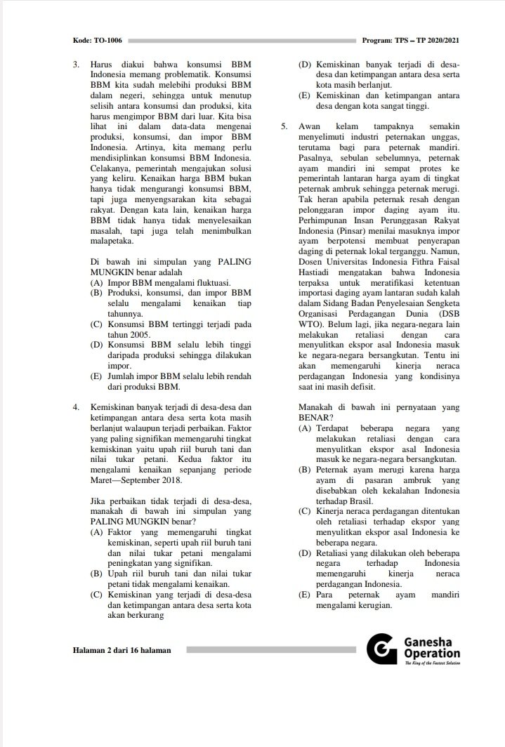 SOAL TRYOUT GO TP. 2020/2021
🖇️ link soal : drive.google.com/file/d/1dsj1_1…
🖇️ pembahasan : drive.google.com/file/d/1TKKxSo…
join channel for more update ‼️ 
whatsapp.com/channel/0029Vb…

#AMBISVERSE #STUDYTWT #UTBK #SNBT