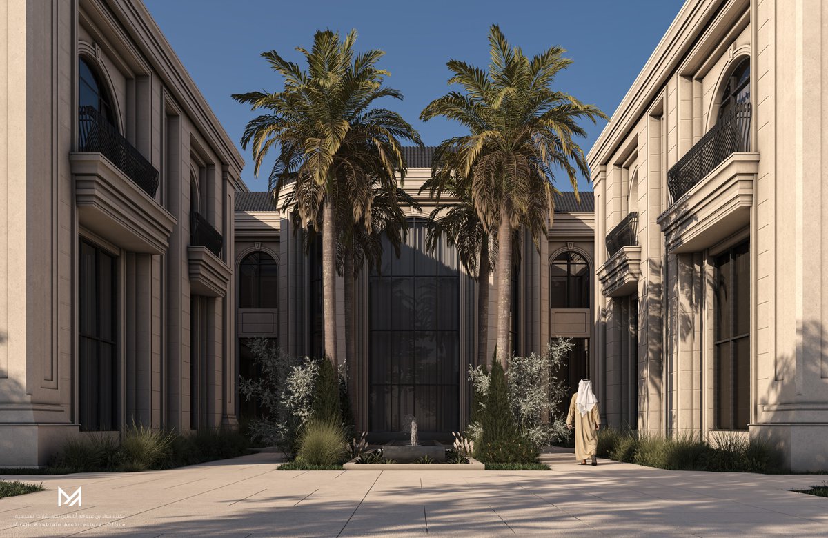 MAarchitectural's tweet image. من مشاريعنا السكنية:

- قصر خاص.
- كورنيش الخبر.
- مساحة 4000 متر.

حرصنا  في هذا القصر على إبراز جمال العمارة الكلاسيكية بأسلوب عصري يعكس جودة  التصميم ويقدم نموذجاً فريداً يجمع بين الأصالة والذوق الرفيع.

#الخبر #classichouse