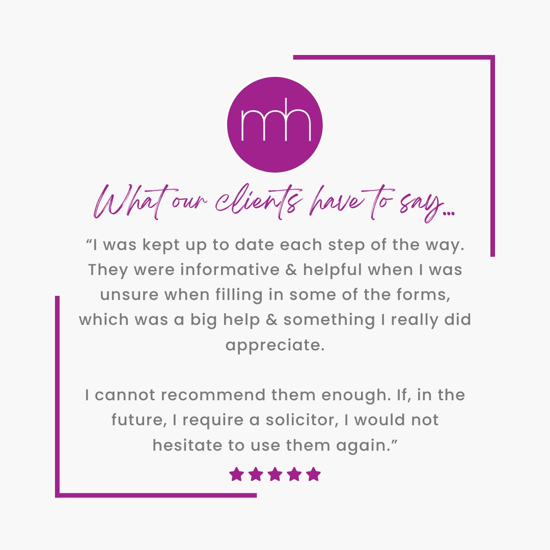 A recent client left this fantastic #review for Kirsten and Liza in our #conveyancing team. Feedback like this makes our work so rewarding! Thinking about buying or selling your home? We're here to guide you: mcsherryhalliday.co.uk/property-servi…