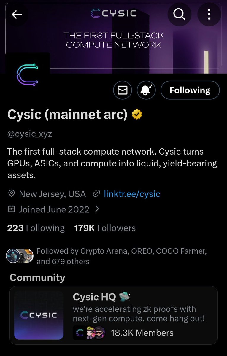 Hype for Cysic Mainnet/TGE &amp; $BREV in Q4. Let's keep yapping