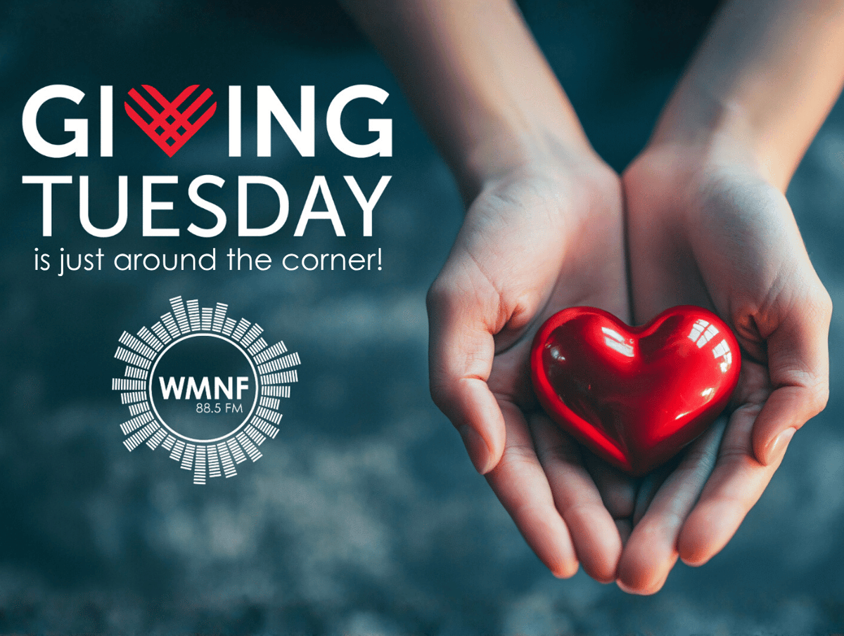 Tomorrow is Giving Tuesday! The global day of generosity that supports the nonprofits keeping our communities strong.
Your support keeps WMNF independent, creative, and rooted in Tampa Bay.

Set your reminder. We can’t wait to celebrate with you tomorrow!
#wmnf #givingtuesday