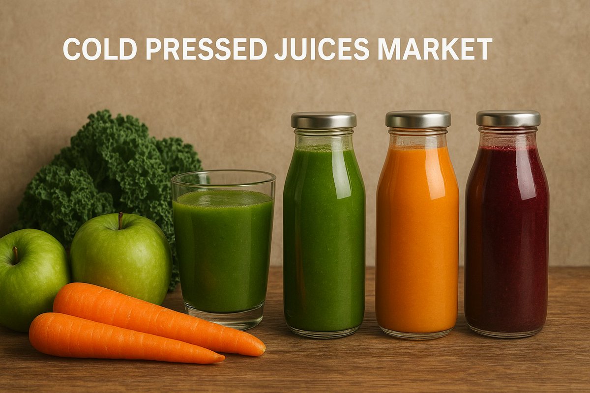 gayatri2251's tweet photo. The global Cold Pressed Juices market is set to surge from $902M in 2025 to $1.63B by 2034 (CAGR 6.85%).

With demand rising for nutrient-rich, minimally processed beverages &amp; natural flavor.

Learn More: https://t.co/NroTRobzWa

 #WellnessMarket #ColdPressedJuice https://t.co/pgHOG7Ka0y
