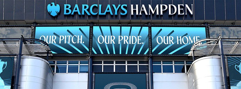 SFCovered's tweet photo. @ScottishFA have announced a multi-year partnership with Barclays which includes the naming rights to Hampden Park. 

The national stadium will now be known as “Barclays Hampden.”

https://t.co/6xkgQ3Vzqx https://t.co/S19yc34LZh