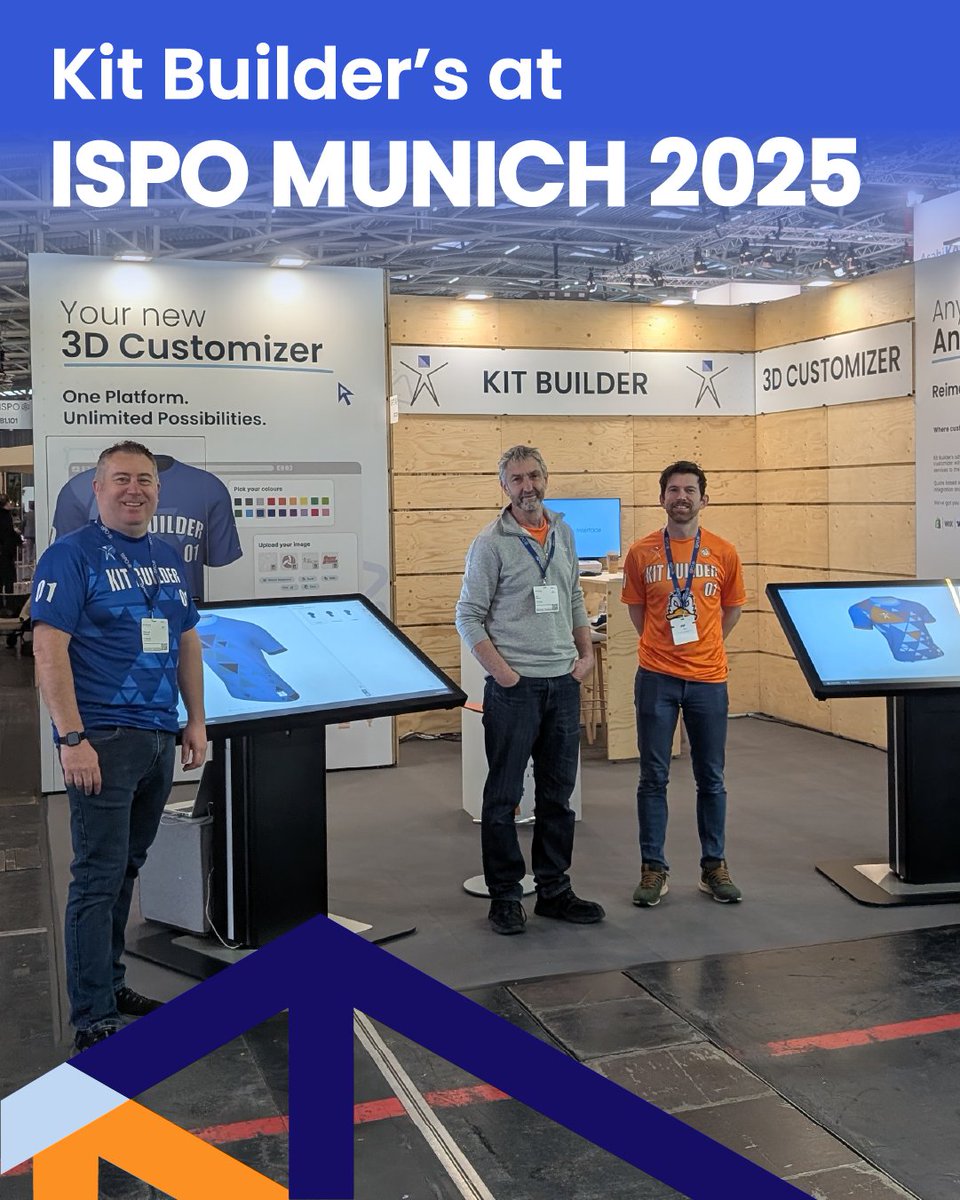 3DKitBuilder's tweet image. It's day 2 here at #ISPOMunich, and we're ready to go!

If you enter via hall B1, you can't miss us.  B1-101

Pop by and see what Kit Builder can do for your customization services! We can't wait to see you all.
kitbuilder.com

#kitbuilder #productcustomizer #customizer