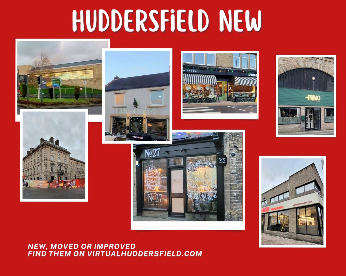 VHuddersfield's tweet image. This month Newly / Nearly opened businesses are in #Golcar, #Huddersfield Town Centre &amp;amp; #Slaithwaite
See our Newly Opened section on virtualhuddersfield.com for more
There are not many vacant shops available in the surrounding villages at the moment.
 #kirklees #shoplocal