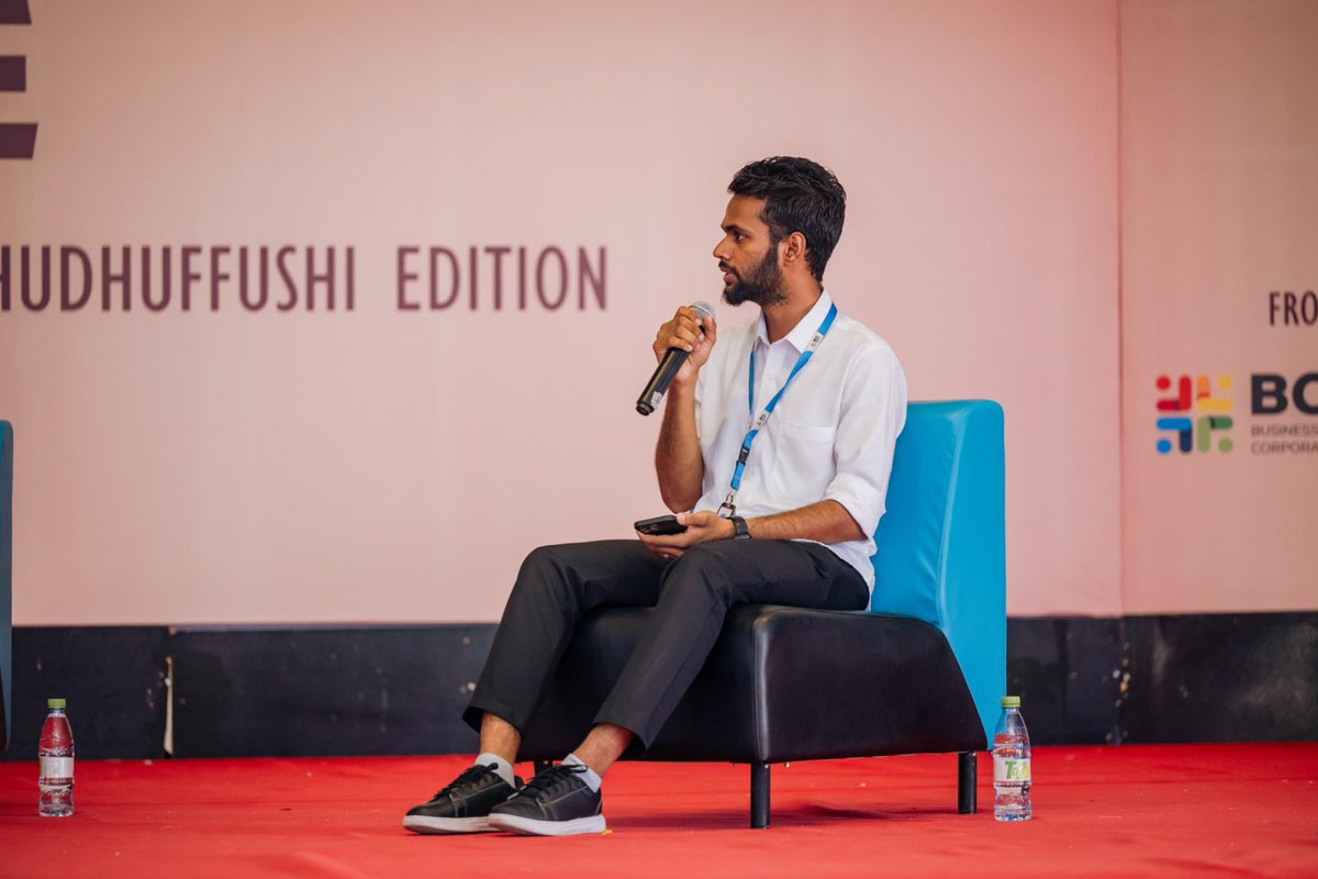 BCC_mv's tweet image. BCC participated in the Entrepreneurs Confluence by BSSA on 22 November 2025 and facilitated a panel discussion on opportunities and strategies to strengthen the entrepreneurial ecosystem in the Maldives.
#BCC #Dhiveheenahiskan