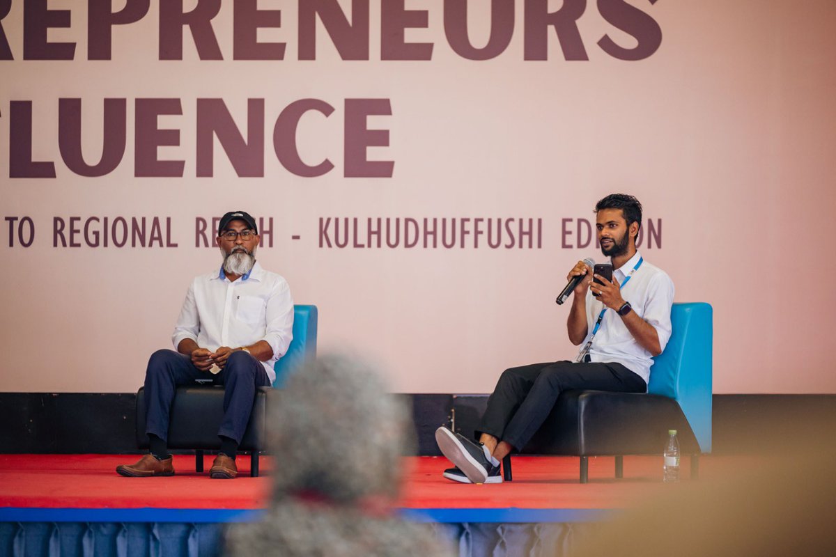 BCC_mv's tweet image. BCC participated in the Entrepreneurs Confluence by BSSA on 22 November 2025 and facilitated a panel discussion on opportunities and strategies to strengthen the entrepreneurial ecosystem in the Maldives.
#BCC #Dhiveheenahiskan