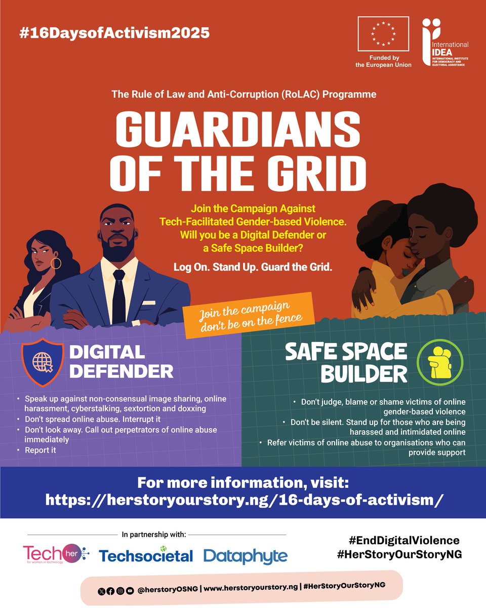 RoLACNG's tweet image. As part of the lined up activities and campaign for #16DaysOfActivism 2025, the Rule of Law and Anti-Corruption (RoLAC) Programme is pleased to be collaborating with the Federal Ministry of Justice (@FedMinOfJustice) to convene the 11th Network Conference of Sexual Assault…