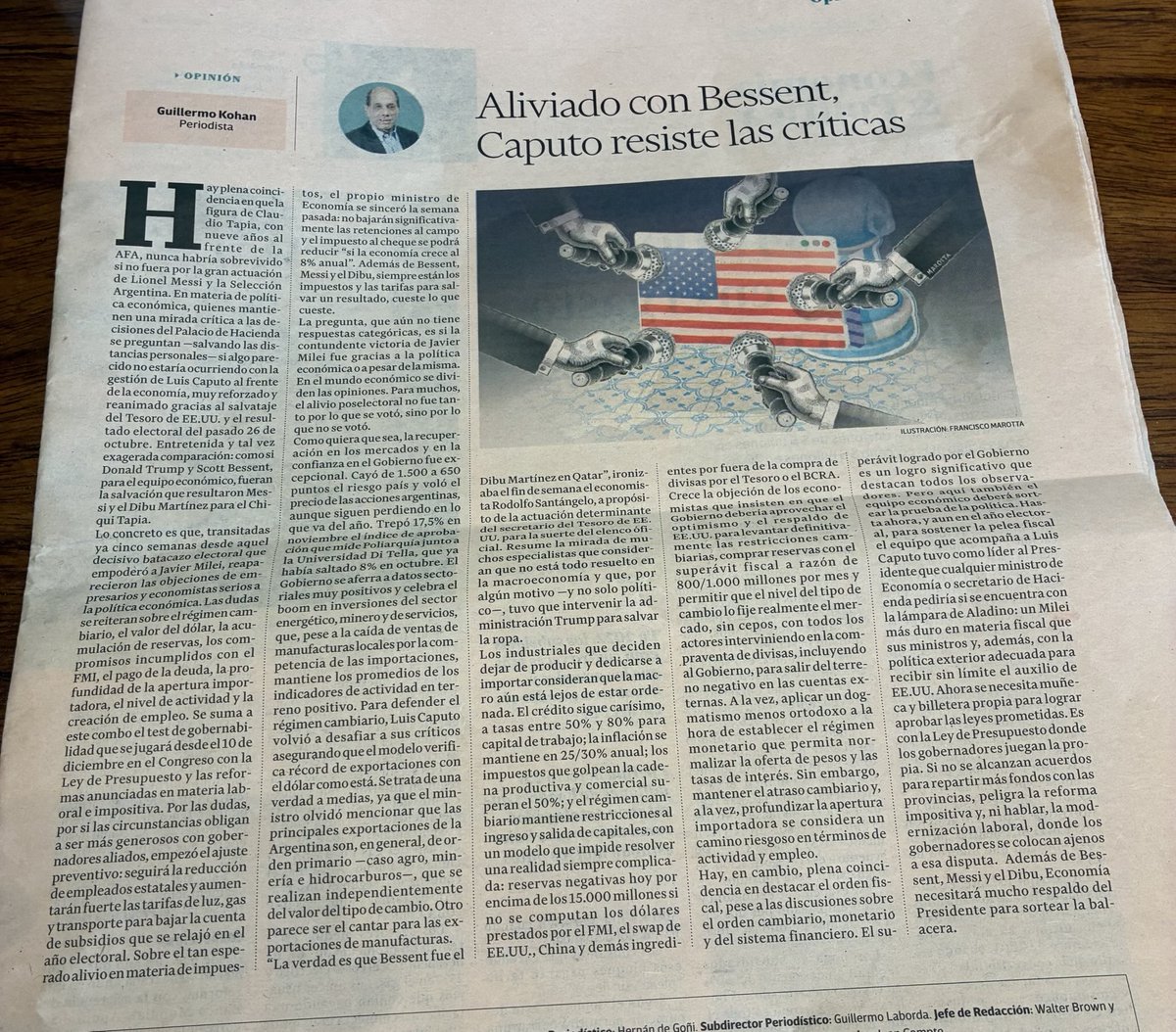 Muy buena nota de ⁦<a href="/willykohan/">Willy Kohan</a>⁩ marcando los puntos débiles del actual programa (?) económico