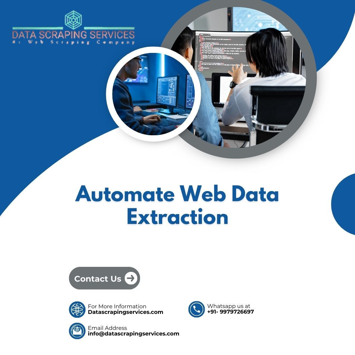_datascraping's tweet image. Looking for exceptional data extraction? Datascrapingservices.com provides scalable solutions to give you a competitive advantage. Let’s turn your data obstacles into success. Contact info@datascrapingservices.com today. #ExceptionalDataExtraction #ScalableSolutions