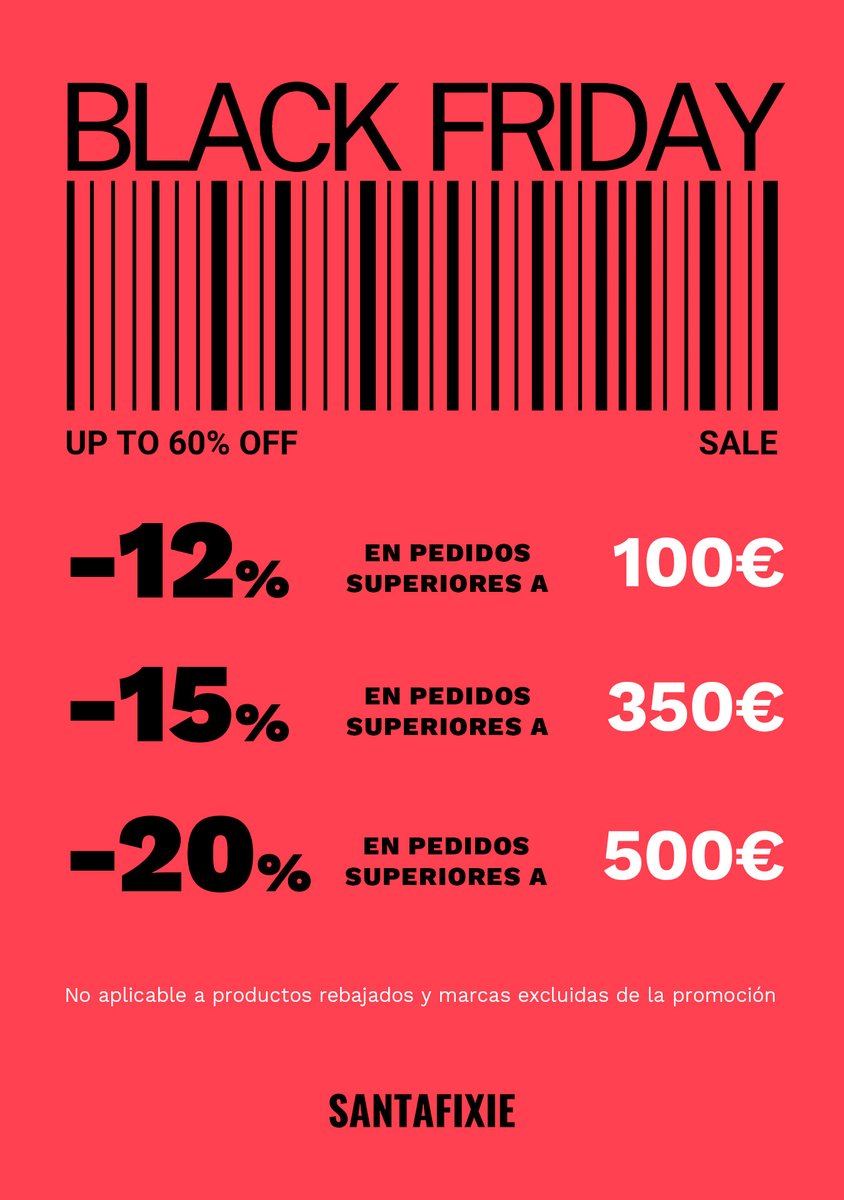 💣 Es AHORRA o nunca.

Nuestras ofertas de Black Friday acaban a medianoche.

👉 tinyurl.com/274el759