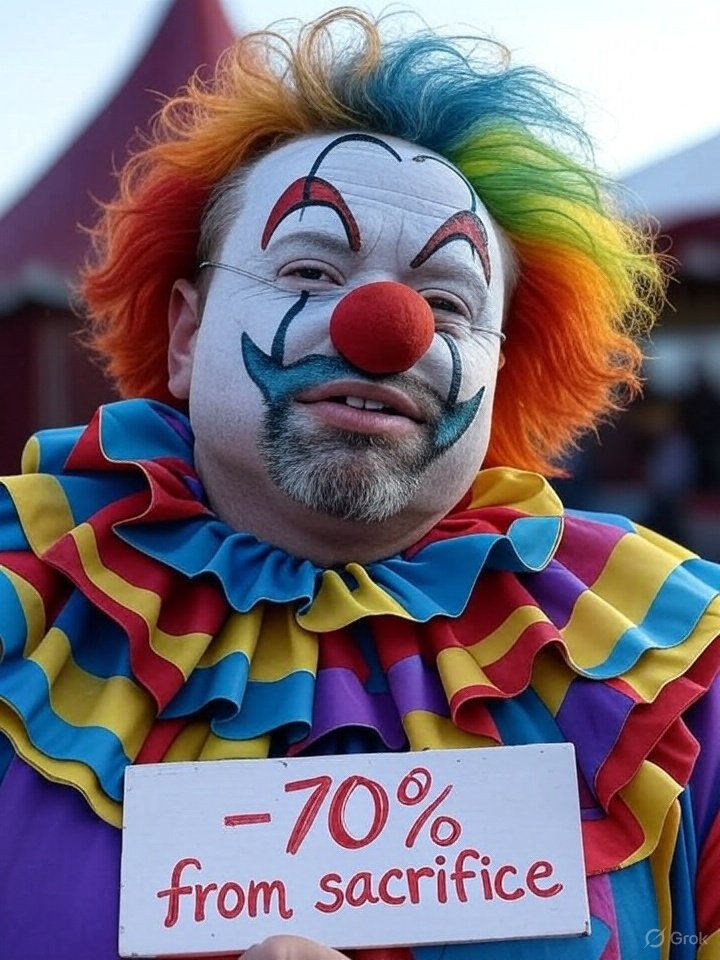 Iluzja_Records's tweet image. @RichardHeartWin is still the biggest clown of the crypto world.. 🤡
 #PulseChain It only flies down 👇  (I know, I know, it should be - 90%)