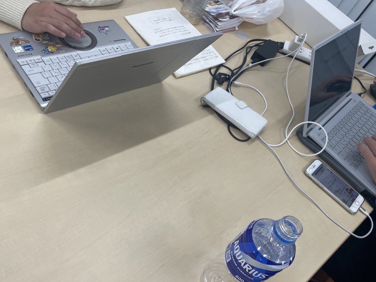 本日も陽東11号館1階にて活動しています！