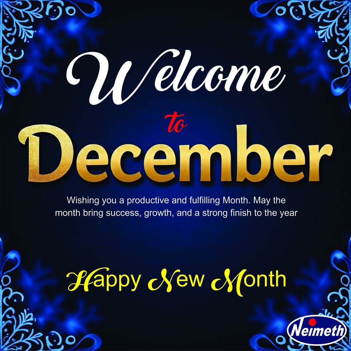 May the final month of the year bring completion to your efforts and fulfillment to your achievements.
#neimethplc #NewMonthNewGoals