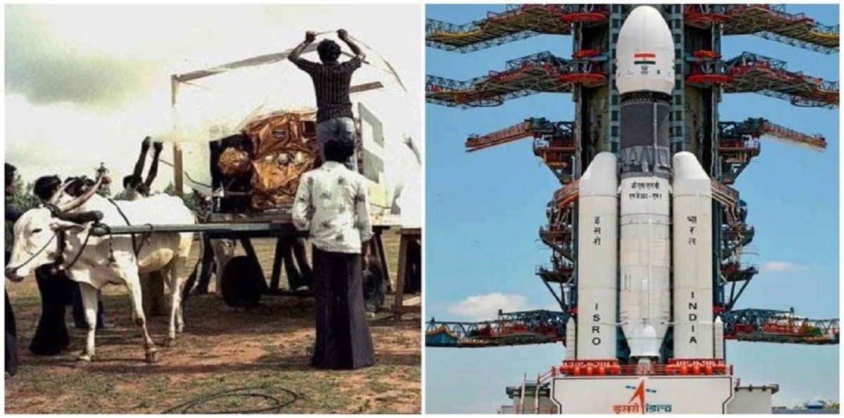 Let me tell you a story of scrappiness and high ambitions. 👇 

Most of my European peers probably don't know this but the space program of India is literally known for scrappiness and yet achieving remarkable results. 

It was the 1960s, India was lacking infrastructure to