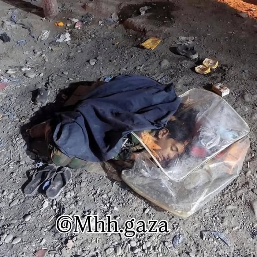 RyanRozbiani's tweet image. The World Needs to See This and Take Action

A child from sleeps on the ground, covering his face with a plastic bag just to survive the cold.