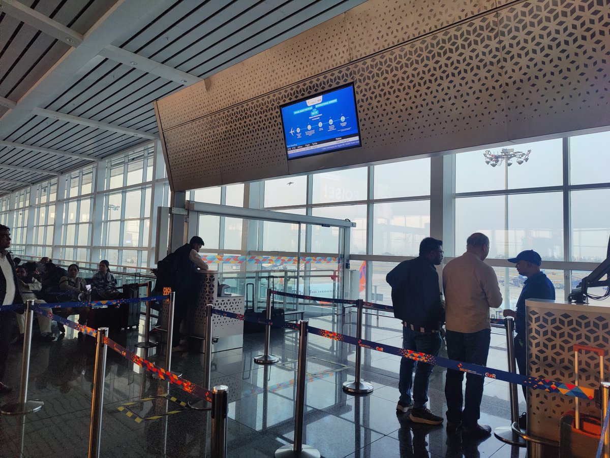 runindiarun's tweet photo. @IndiGo6E flight 6E 6125 from Delhi to Jharsuguda delayed by 30 minutes, then an hour &amp; now no update, no announcement, nothing! Ground staff has also run away from gate! In last 4 years I haven't once had an on-time departure/arrival on your airline! Pathetic. @DGCAIndia https://t.co/FdYw6Q2PNO