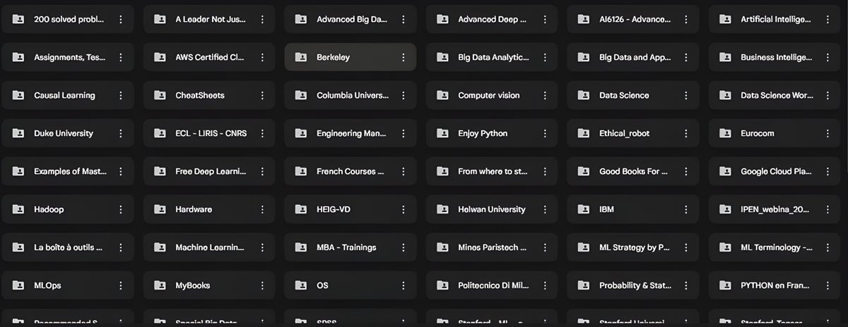 Tech_Marsha's tweet image. 👇𝗙𝗥𝗘𝗘 𝗩𝗔𝗨𝗟𝗧 👇

120GB+ Hidden Tech Resources Unlocked

The Secret Folder Stack Top Data Scientists Use to Dominate Interviews &amp;amp; Projects…

- Stanford + Berkeley University Courses
- AI6126 + Advanced Machine Learning
- AWS + Google Cloud + IBM Certified
- Ethical…