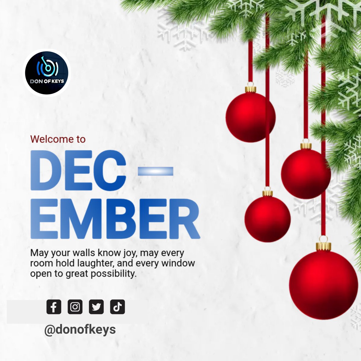 donofkeys's tweet photo. We wishing you the very best of December🎉
We care about you and your car keys☺🔑

#donofkeys #newmonth #carkeys #DecemberInGh Jean Mensa FSHS Putin https://t.co/FkKyPPl8CH