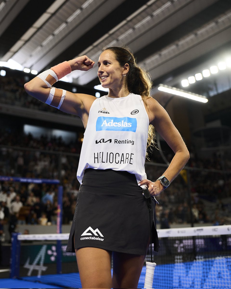 La 1️⃣. 

Ya está, ese es el tweet. 

Salvo por TODO el trabajo, esfuerzo y dedicación que hay detrás 🥹

Qué orgullo, compañera 💙

#AdeslasPadelTeam | <a href="/gemmatriay/">Gemma Triay</a>