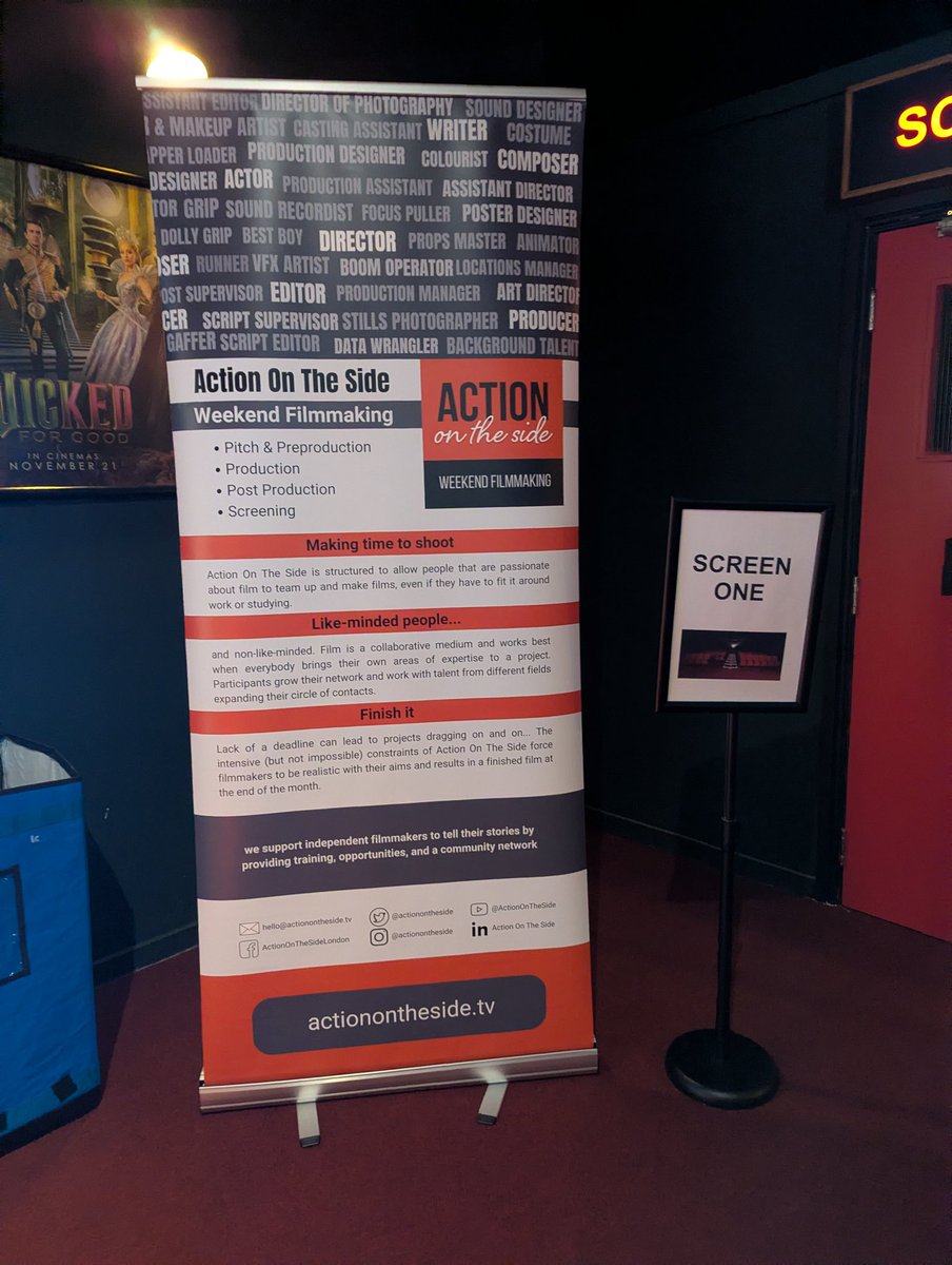 It's not everyday one can say one has officially produced a short film which debuted on the silver screen! Or that yours truly had an on-screen appearance as well as a camera operator credit. 

I am so proud of the work my talented creative team has done on our film PAYBACK -