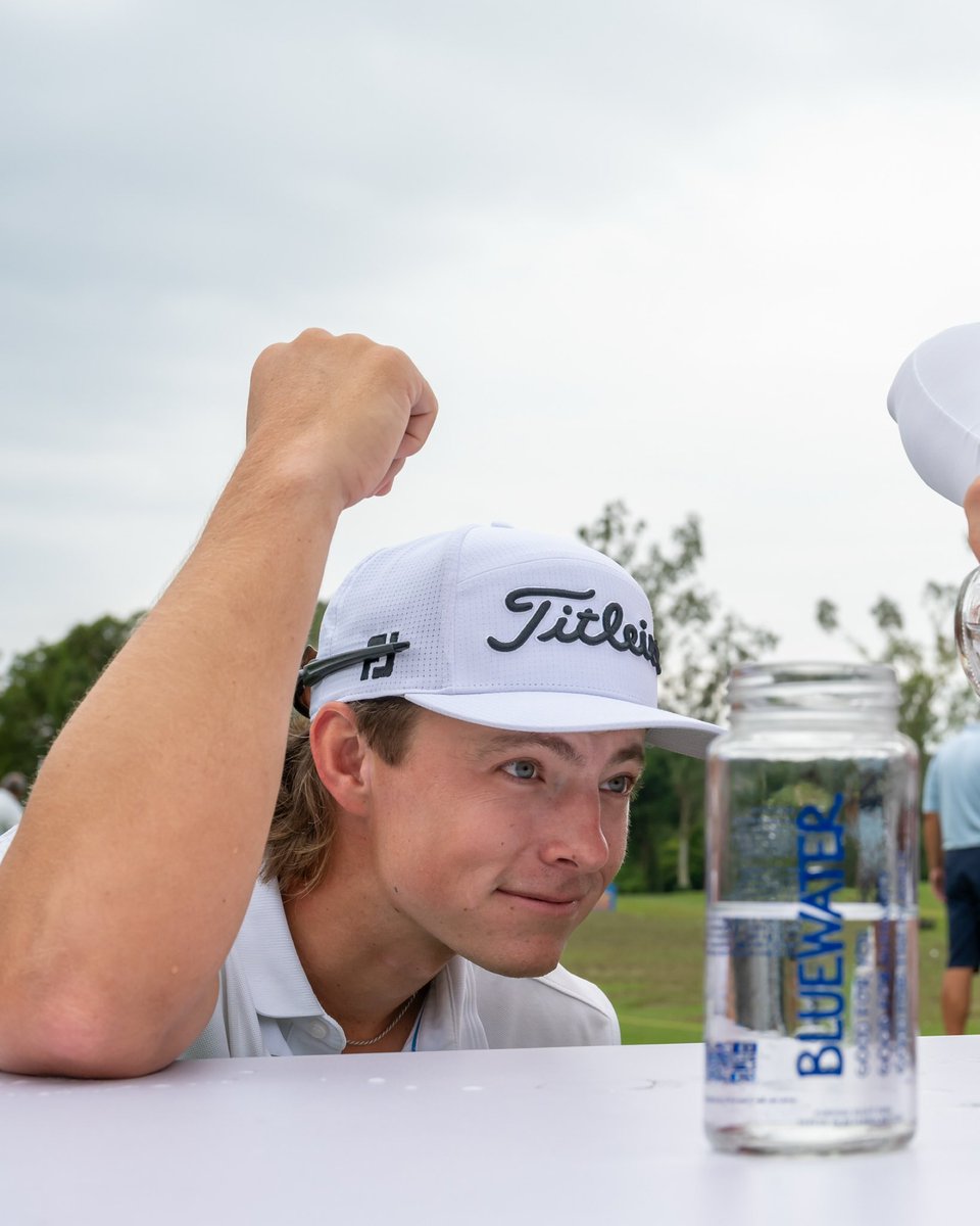 asiantourgolf's tweet image. When you pair James Piot &amp;amp; Jazz Janewattananond together, serious competition is never sustainable… unlike the pure hydration from Bluewater that supports both athletes and the environment.

#TimeToRise