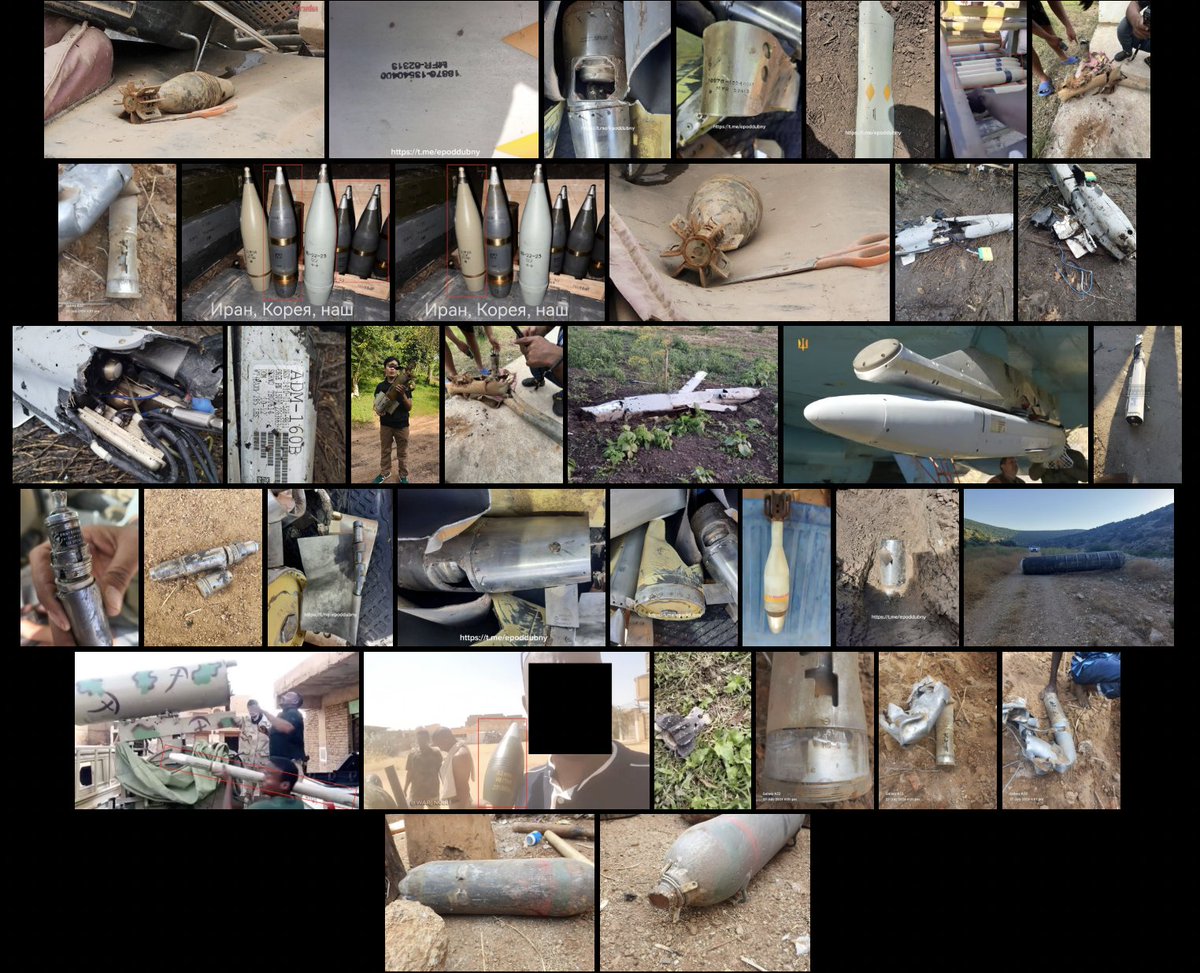 36 new munition images were added to the OSMP, including:

-ADM-160B MALD decoy missiles in Ukraine
-GMLRS missile debris in Russia
-North Korean &amp; Iranian 122 mm high explosive artillery gun projectiles in Ukraine 
-122 mm rockets in Sudan

View them all: osmp.ngo/?ids=1758,1667…