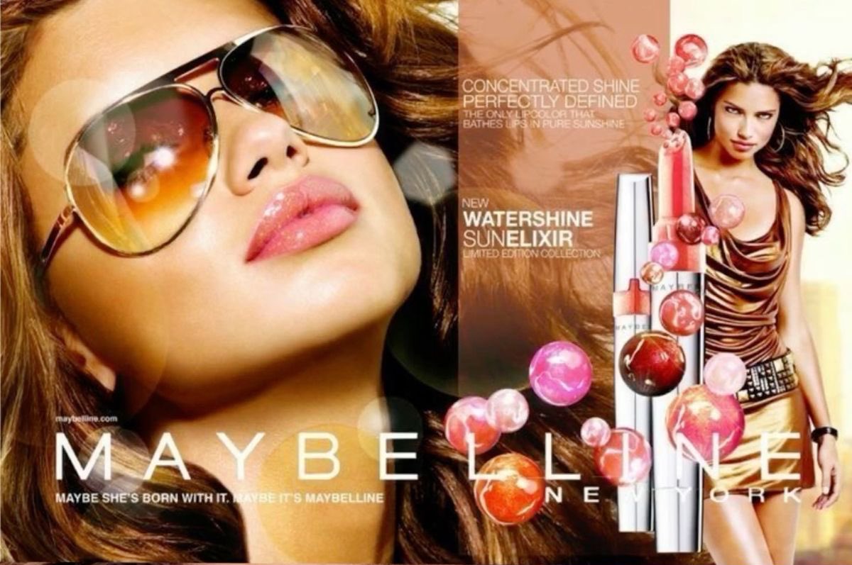 pinkglitterie's tweet image. 2000s Maybelline make up ads