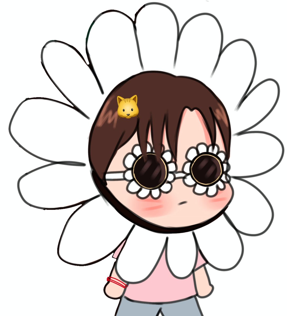 rad_i_cal_'s tweet image. It means pink flower cat , the new presenter of Mayalens

#hirunkit_